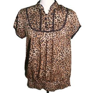 Lepoard print top